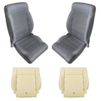 Set of 2 Seat Covers with Foam for Jeep Wrangler (2007–2012)