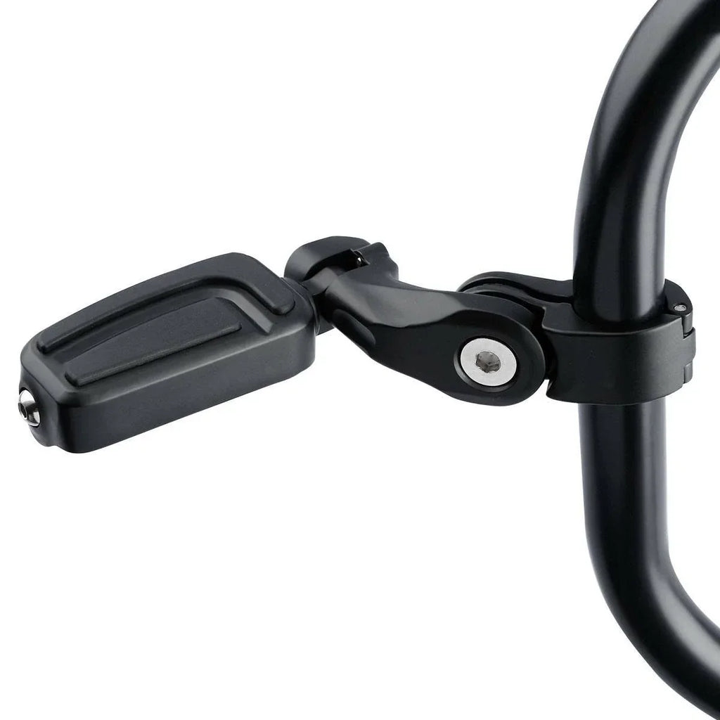 Matte Black 1 1/4'' 32mm Short Highway Bar Pegs Footpeg Pedal