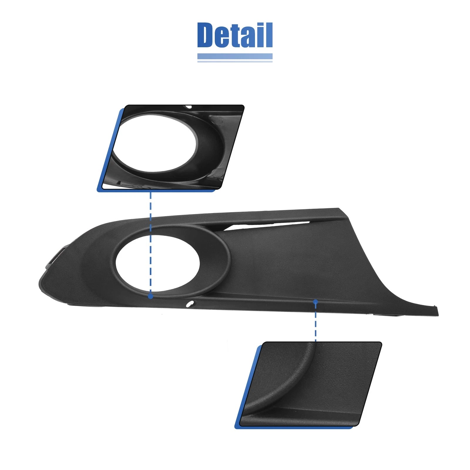 Front Right Fog Light Grille for Volkswagen Jetta (2011–2018) 5C6853666A