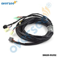 16ft Main Wiring Harness 36620-93J52 for Suzuki Outboard Control Box (N/A)