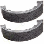 2X Front and Rear Brake Pads for Honda TRX250X (2009, 2011–2014) Carbon Fiber