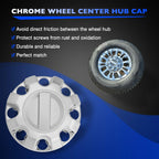 Set of 2 HC3Z1130E Front Rear Wheel Center Hub Cap Chrome for Ford F-250 (2017–2024)