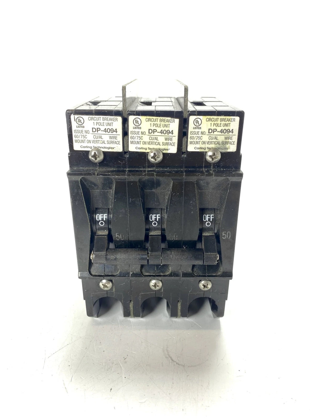 Carling Technologies EA3-B0-66-650-22A-DF Circuit Breaker for 240V (62.5A)