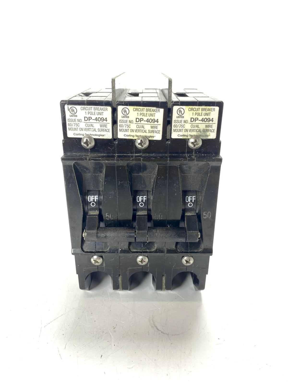 Carling Technologies EA3-B0-66-650-22A-DF Circuit Breaker for 240V (62.5A)