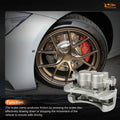 Front Pair Brake Calipers with Bracket for GMC Canyon Chevrolet Colorado (2004–2008)