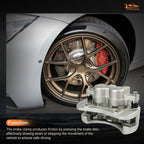 Front Pair Brake Calipers with Bracket for GMC Canyon Chevrolet Colorado (2004–2008)
