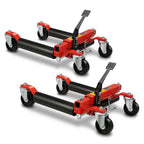 Set of 2 Hydraulic Car Wheel Repair Dolly Jacks 10.8"-23" 1500lbs