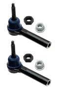 Set of 2 Outer Steering Tie Rod Ends for Chevy Malibu Pontiac G6 (2004–2012)