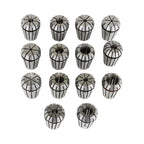 14Pc ER20 Spring Collet Set for CNC Milling Lathe Engraving Machines