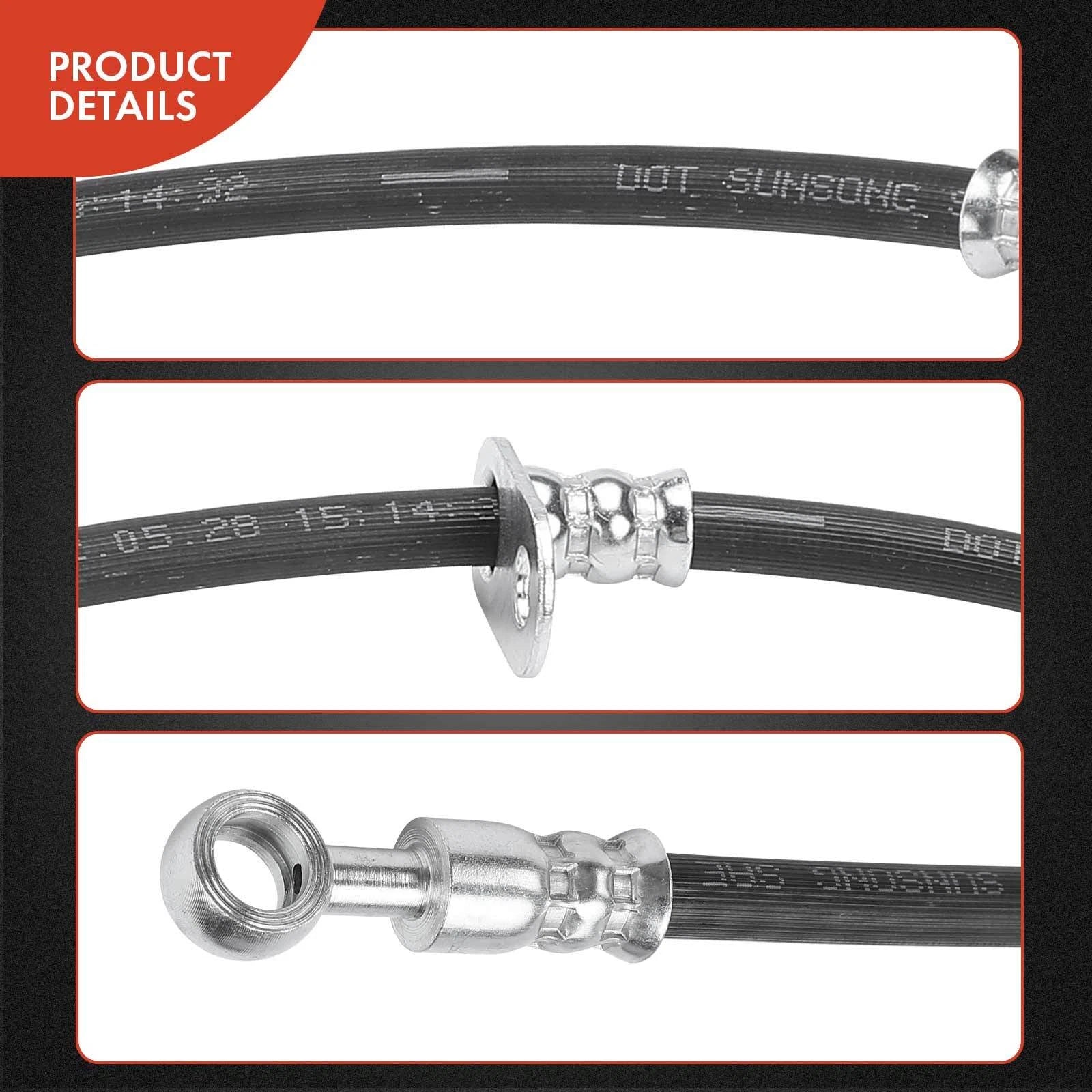 Front Right Brake Hydraulic Hose for Subaru Legacy (2010–2014)