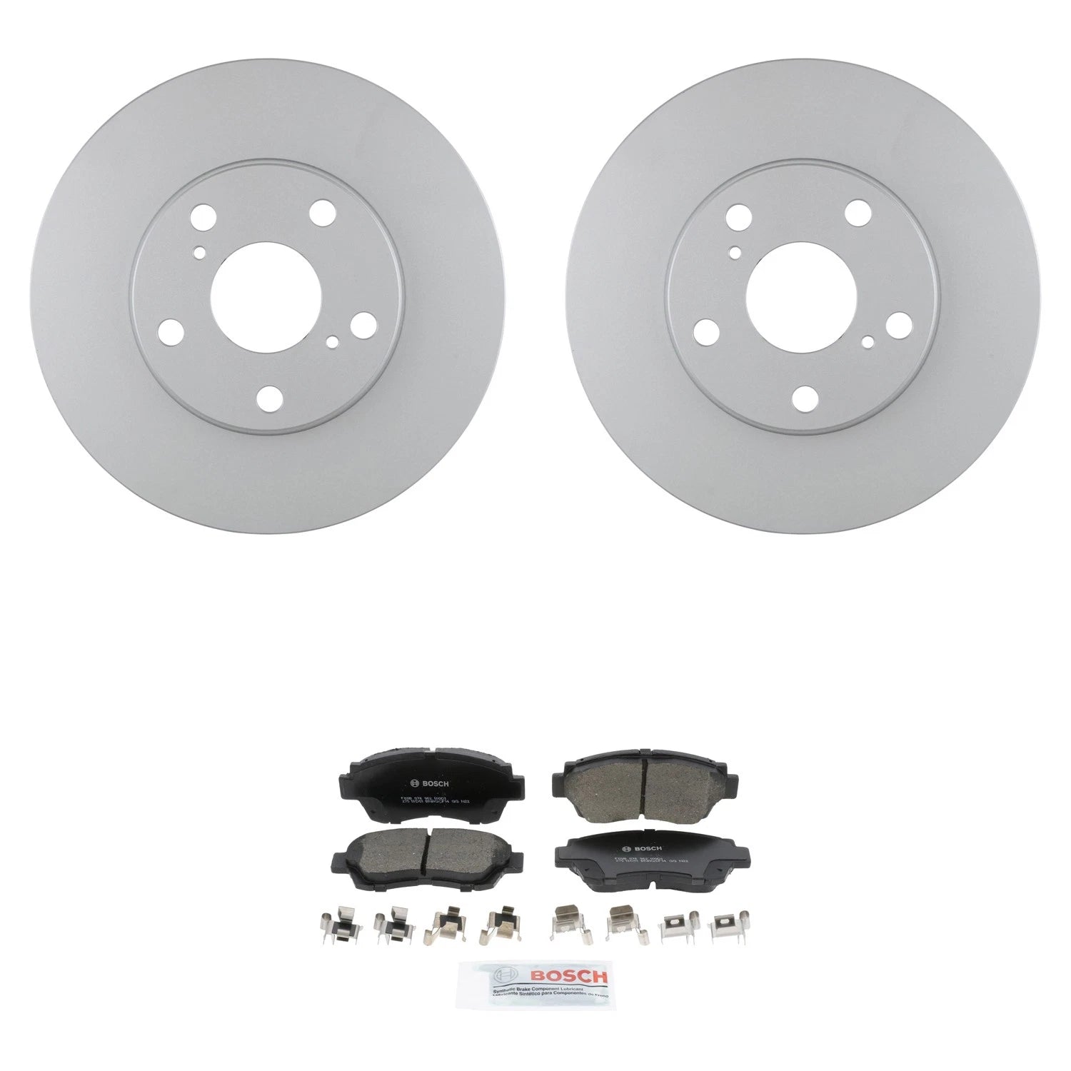 Bosch Front Quietcast Rotors Ceramic Disc Brake Pad Kit for Avalon Camry ES300 (1995–2006)