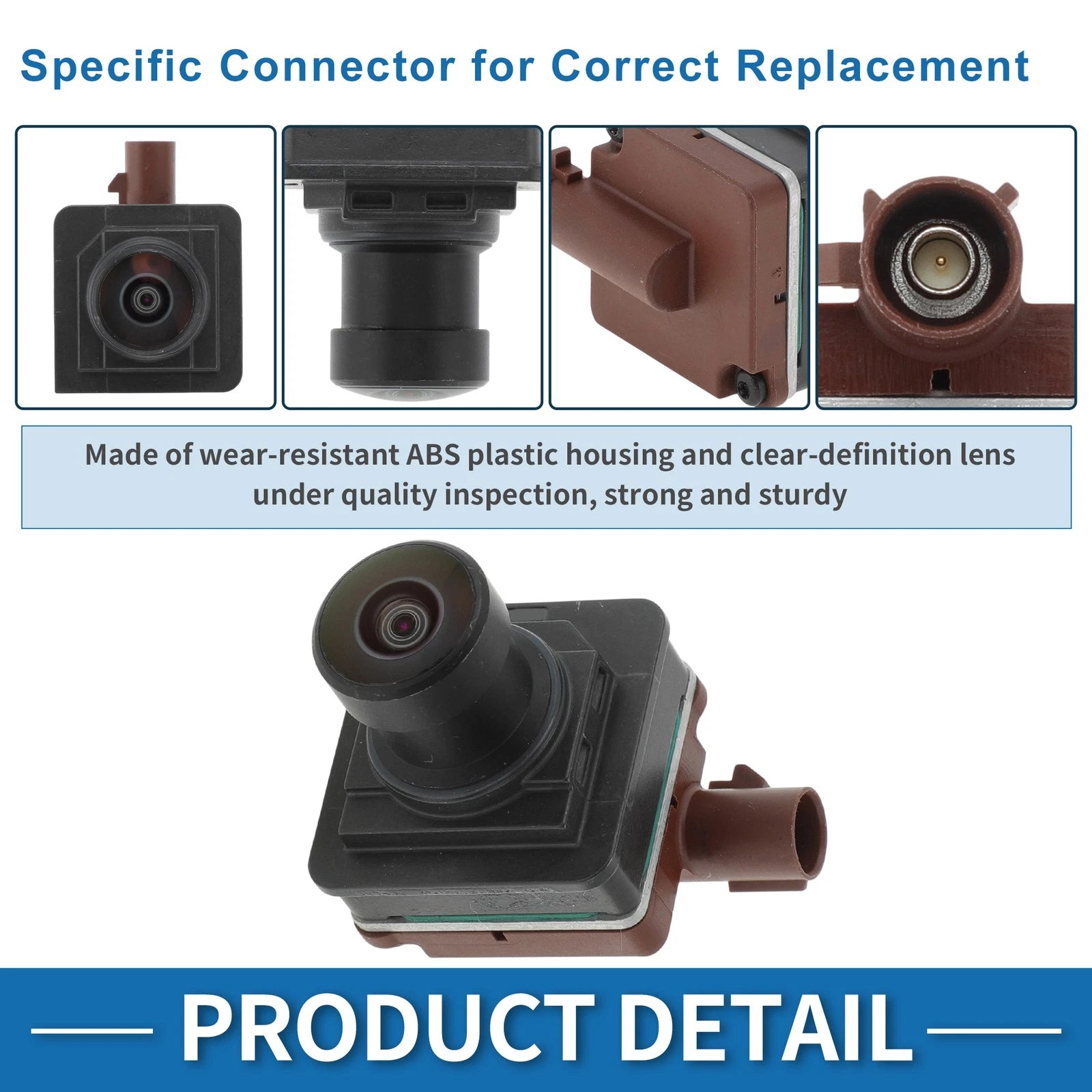 Front View Park Assist Camera ML3T-19G490-BC for Ford F150 (2021–2023)