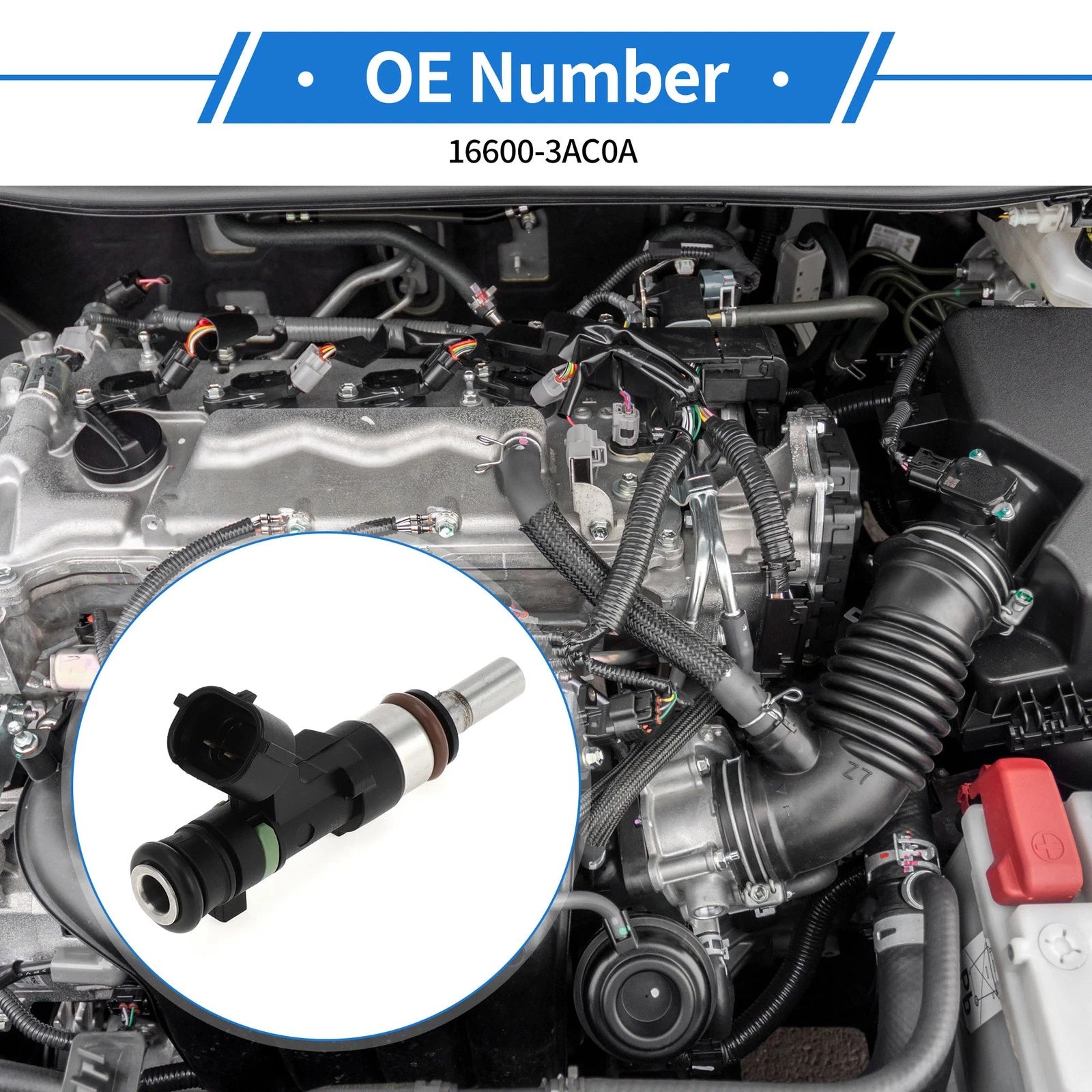 Fuel Injector No. 16600-3AC0A for Nissan March 1.6 (2016–2021)