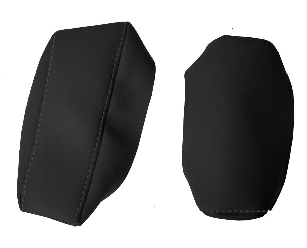 Leather Center Console Lid Armrest Cover for BMW E60 (2003–2010)