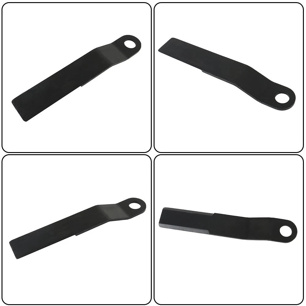2X Heavy Duty AR400 Steel Blades for Mower King Skidsteer