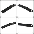 2X Heavy Duty AR400 Steel Blades for Mower King Skidsteer