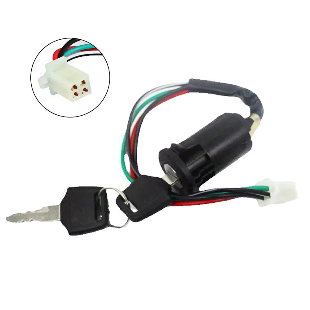 4 Wire Ignition Key Switch for 50cc 110cc 125cc 250cc Pit Quad Dirt Bike ATV