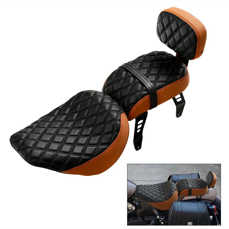 Seat Backrest Pad for Indian Scout Bobber (2018–2023) ABS