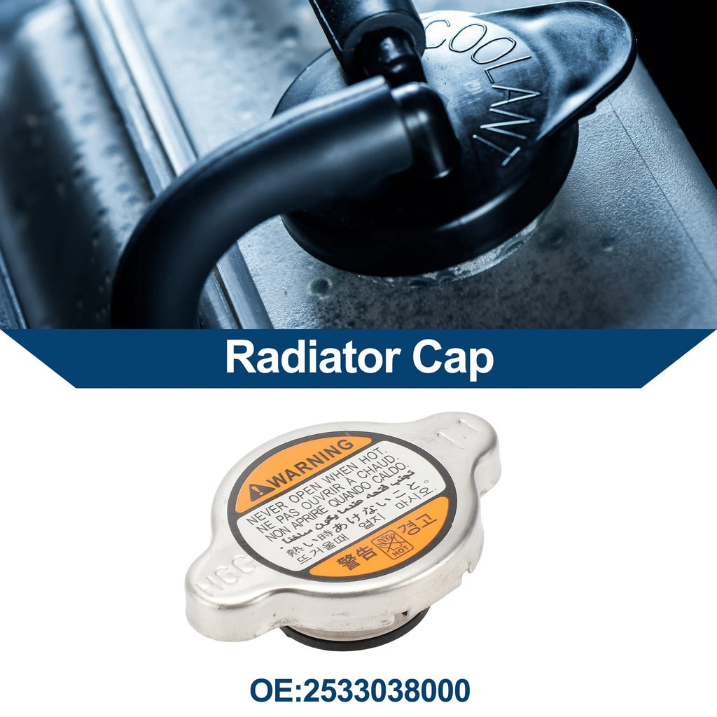 Radiator Cap No. 2533038000 for Hyundai i30 (2007–2020), i10 (2008–2019)