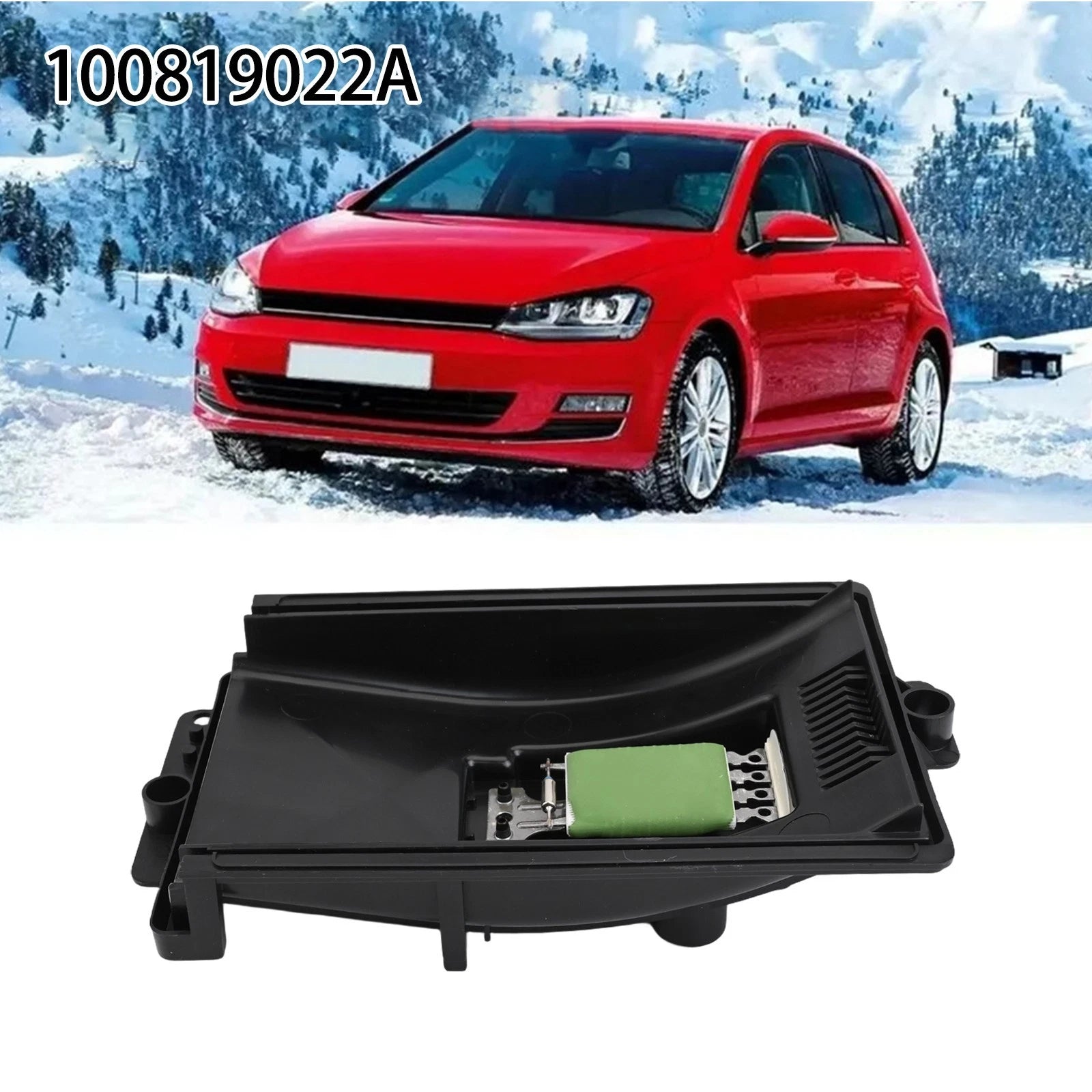 Blower Motor Resistor 1J0819022A for Golf MK4 1.8L/1.9L/2.0L (2000–2005)