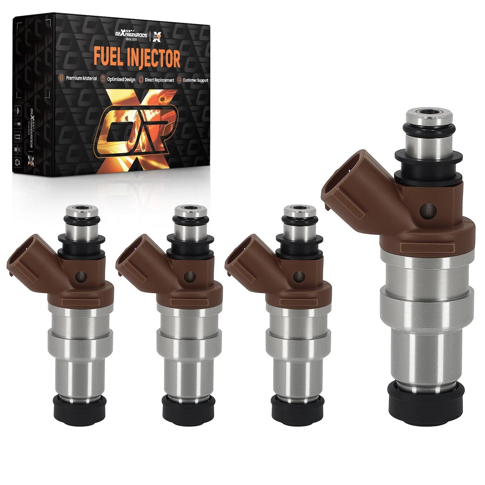 Set of 4 Fuel Injectors for Toyota Tacoma 4Runner T100 3RZ-FE 1995-2000 FJ377