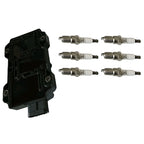 Ignition Coil & 6X Platinum Spark Plug for Chevrolet Silverado 1500 (1999-2023)