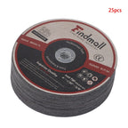 25 Pack Metal and Stainless Steel Cut Off Wheels for Die Grinders 4"x1/32"x3/8"