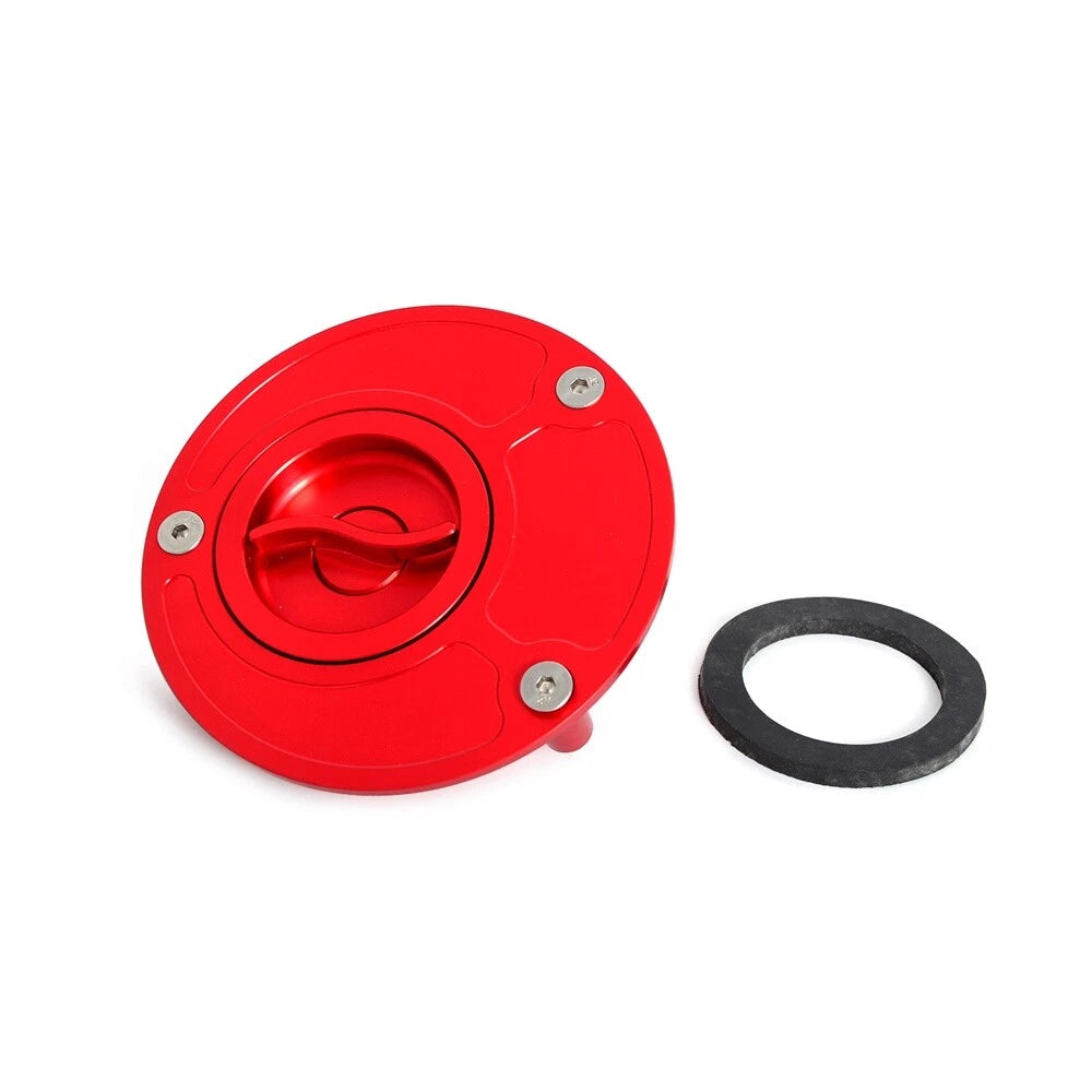 CNC Aluminum Keyless Gas Fuel Tank Cap Cover for Yamaha FZR1000 YZF R1 R6 R6S (1990–2005)