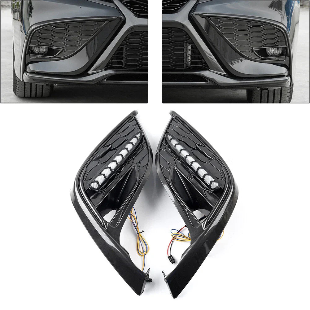 LED Daytime Running Light Turn Signal Lamp for Toyota Camry 2021-2024
