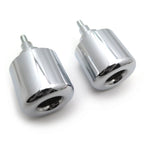 Chromed Bar Ends for Honda CB599, VFR800, CB919, 900RR, 929RR, 954RR, VTR, RC51, CBR1100
