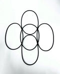 Set of 5 O-Ring 185X5N-FKM2-80 for MAN (06.56939-0130)
