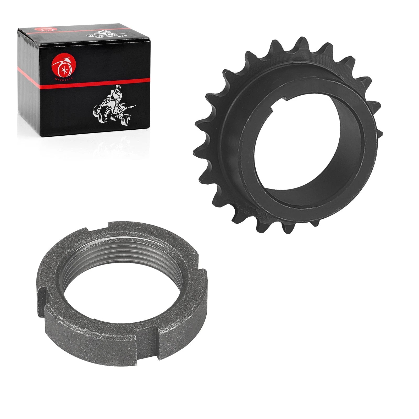 Crankshaft Timing Gear Sprocket & Slit Nut for Polaris Sportsman 450 (2006–2007)