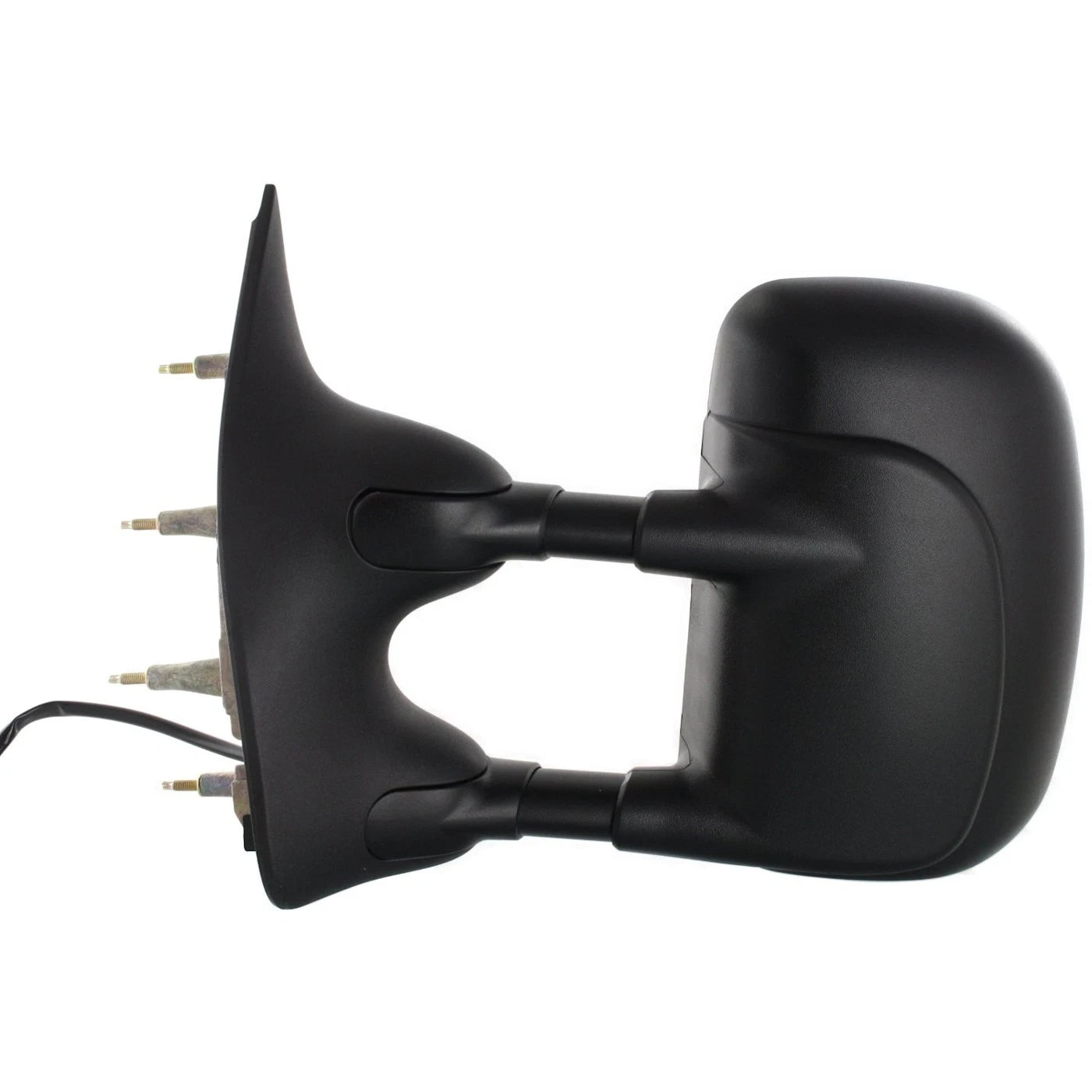 Towing Mirror Set for Ford E-350 Super Duty (2002–2008) Power Textured Black