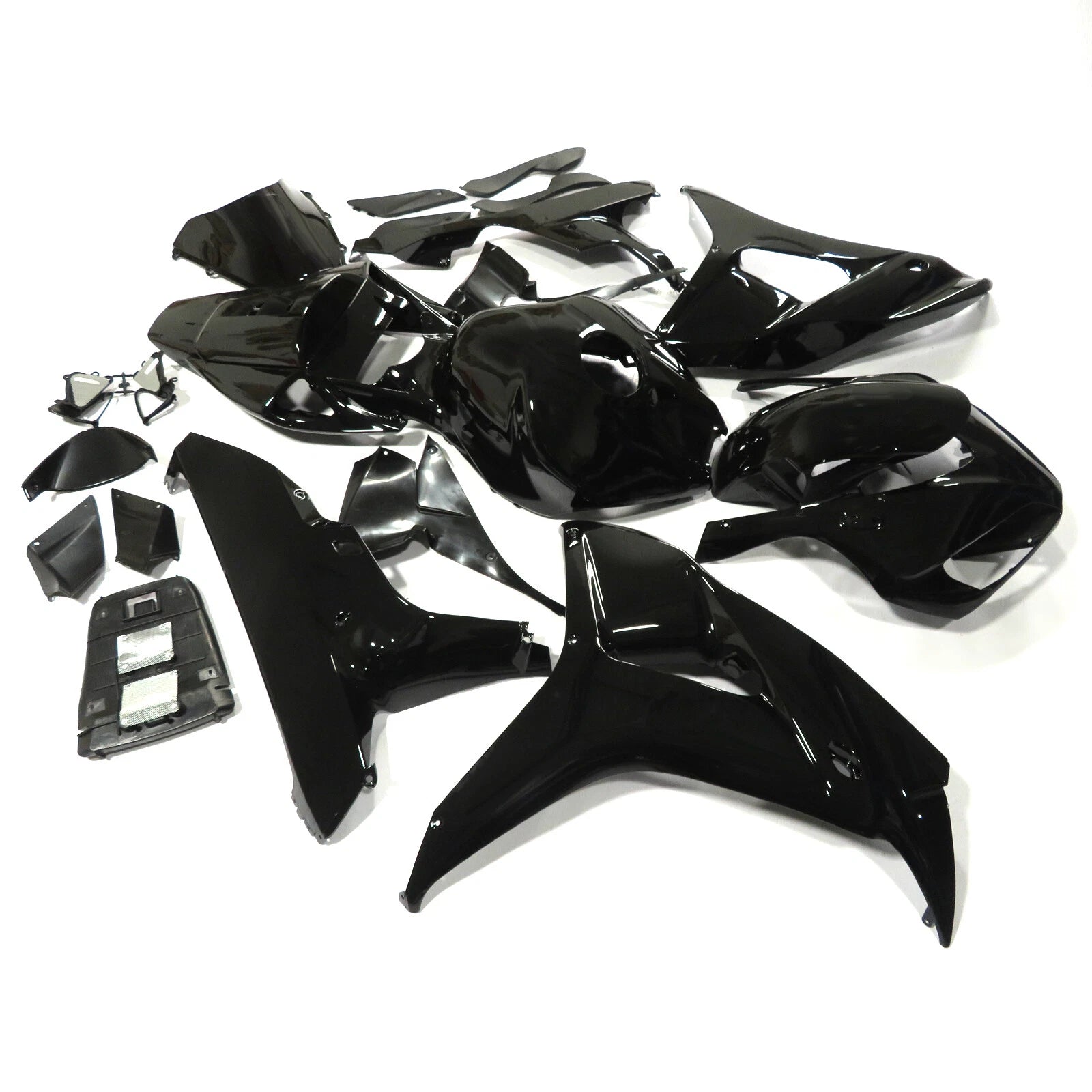Glossy Black ABS Injection Fairing Kit for Honda CBR1000RR (2006–2007)