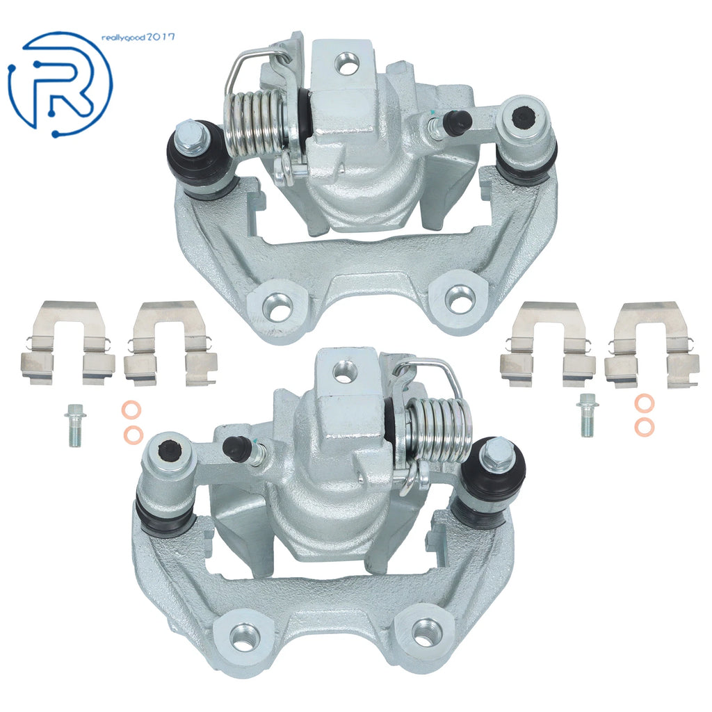 2X Rear Disc Brake Caliper w/ Bracket for Buick LeSabre Pontiac Bonneville (2000–2005)