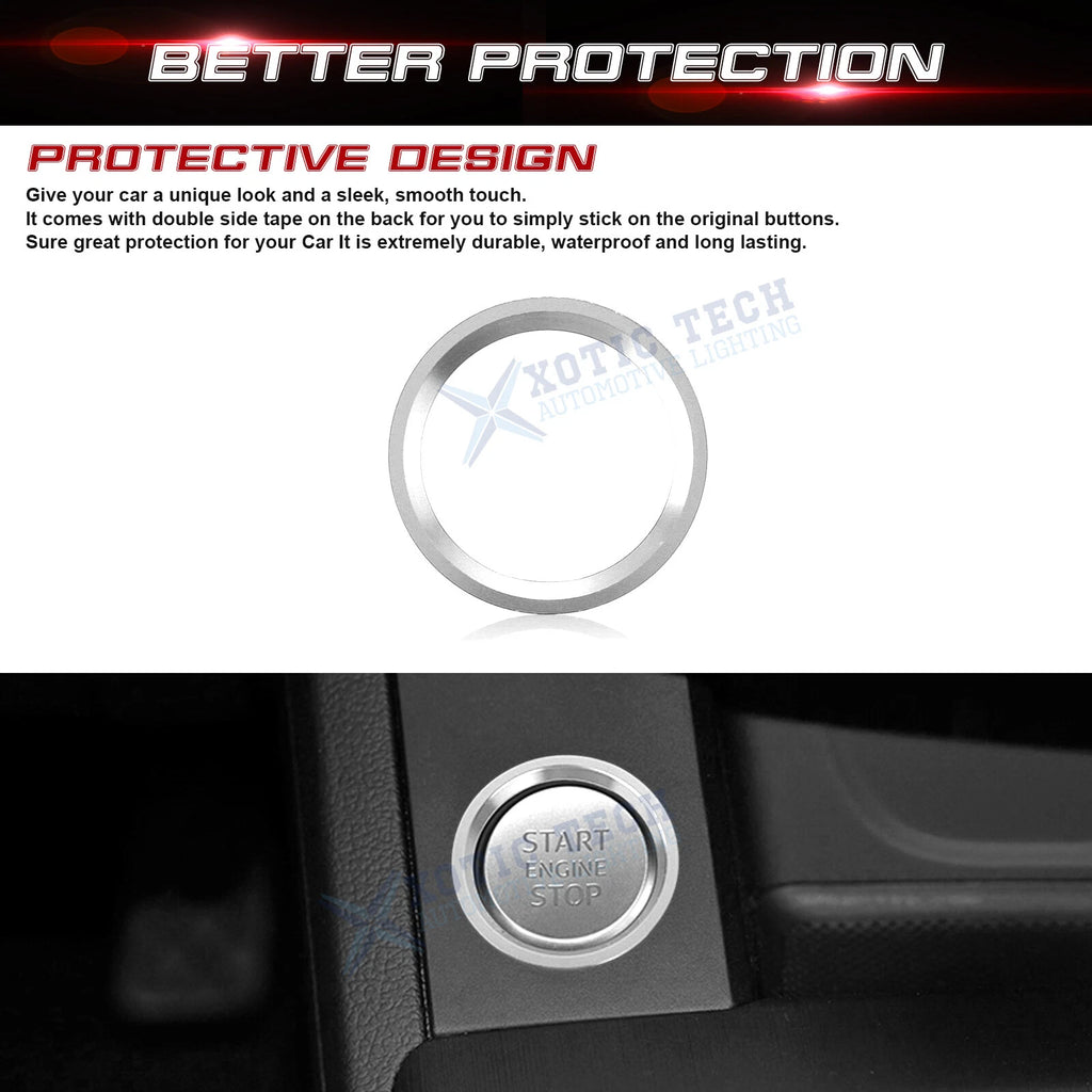Engine Start Button Ring Cover Trim for Audi A4 A5 Q5 (2009-Up)