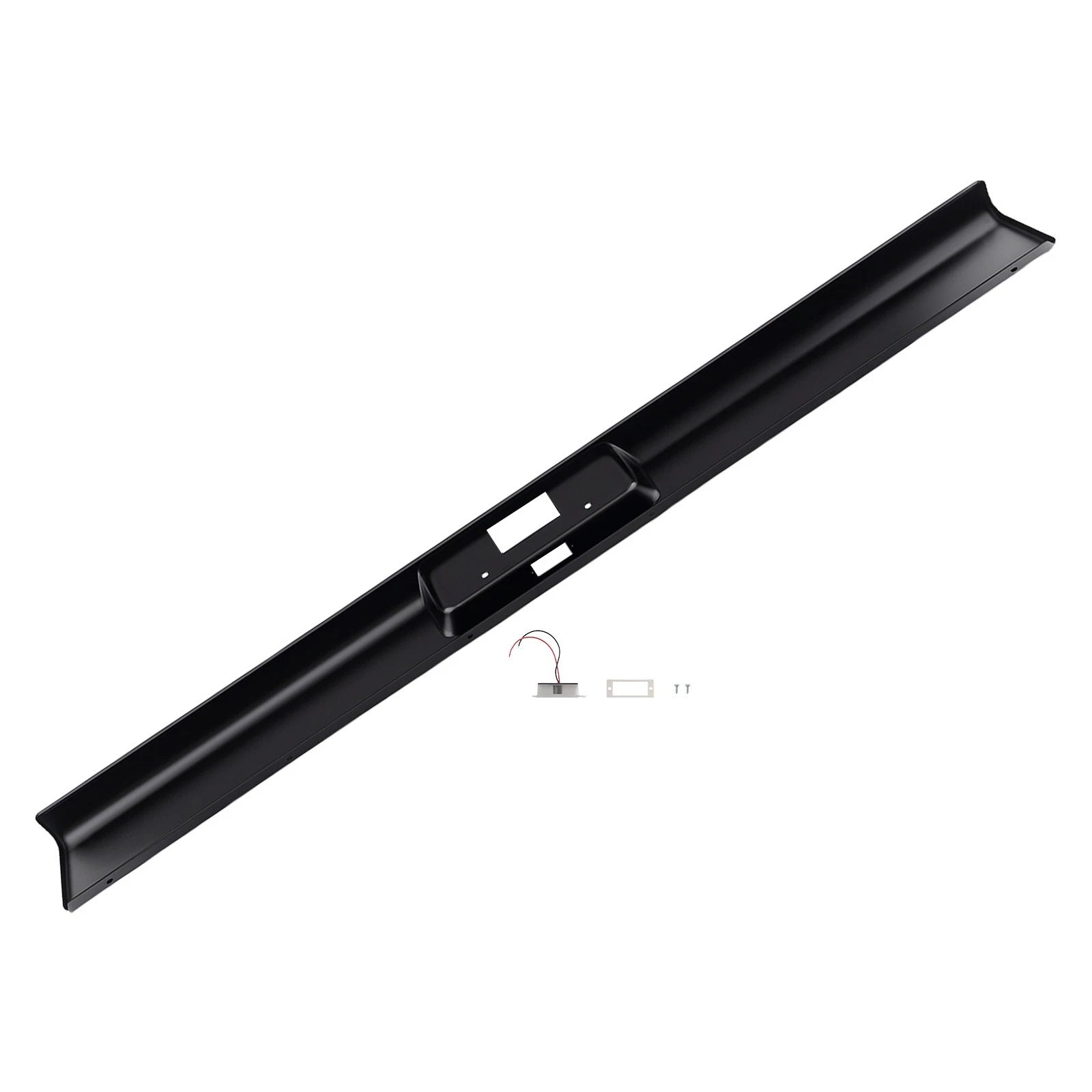 Black Steel Roll Pan for Chevy C10 C20 Pickup (1973–1987)
