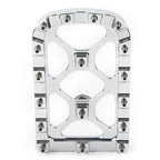 CNC Chrome MX Style Large Brake Pedal Pad Cover for Harley Electra Glide, Softail