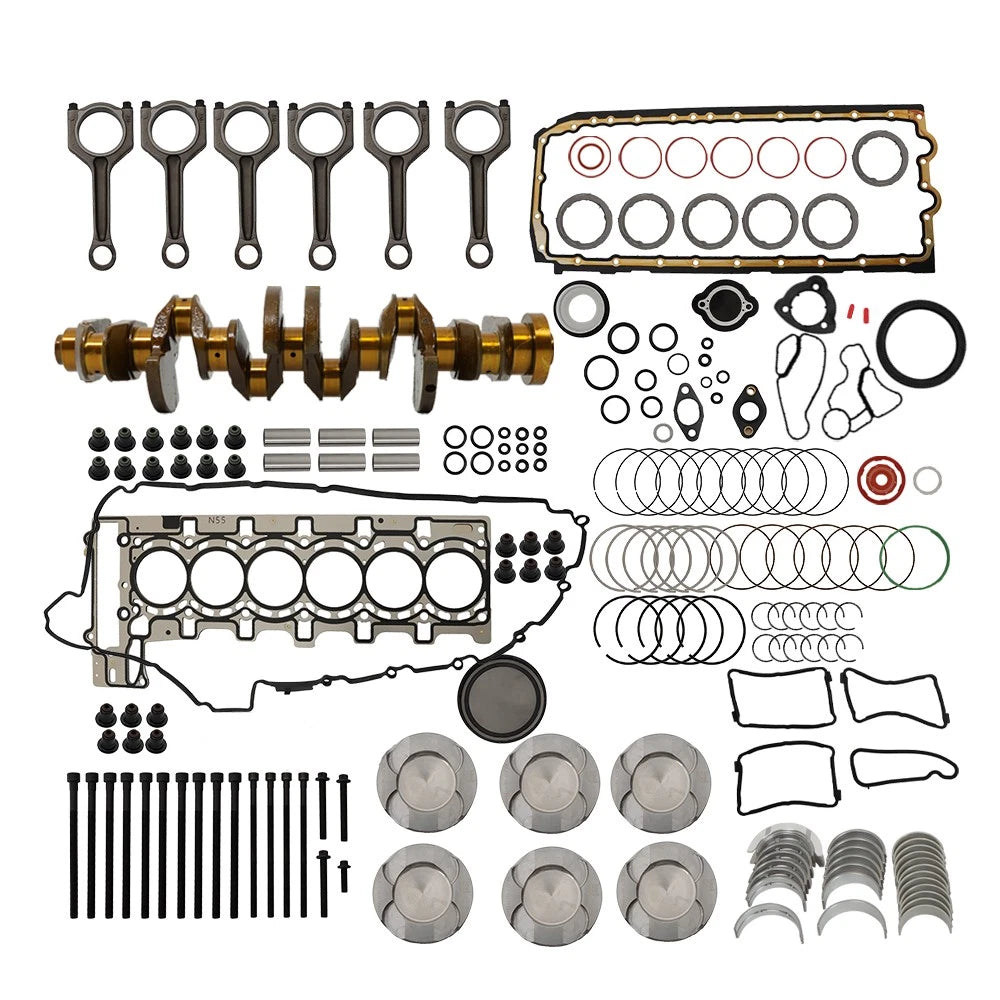 Engine Overhaul Rebuild Kit for BMW N55B30A 3.0L