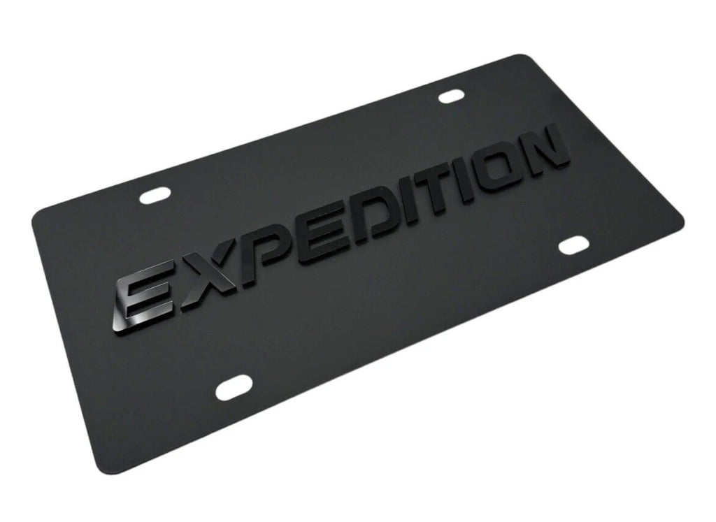 License Plate Frame Premium Black for Ford Expedition (2003–2017)