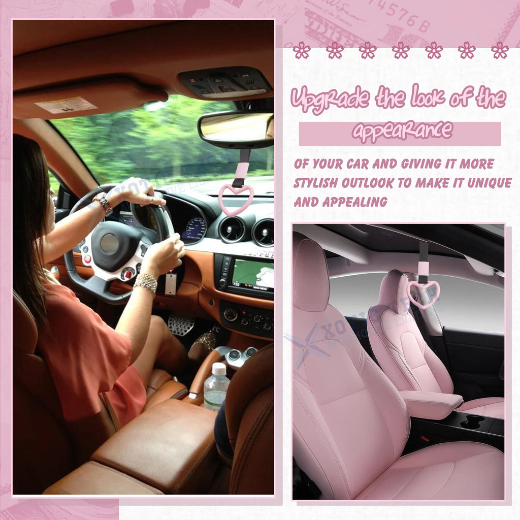 Heart-Shaped Tsurikawa JDM Handle Strap Loop for Car (Universal)