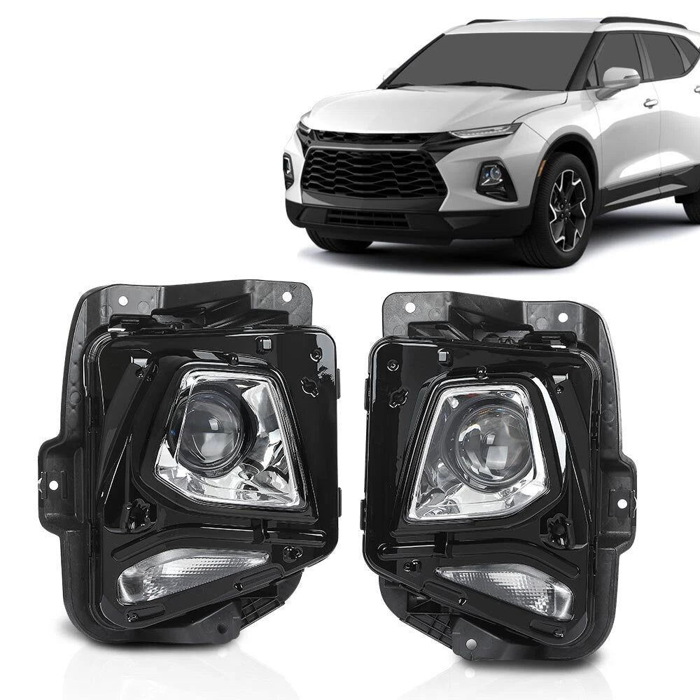 Set of 2 HID Projector Headlights for Chevy Blazer (2019–2021)