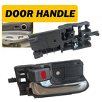 Pair Chrome Interior Door Handles for Toyota Corolla (2003–2008)