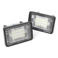 Pair LED License Plate Lights for Mercedes Benz GLK X204 GLK350 (2008–2015)