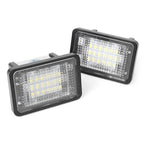 Pair LED License Plate Lights for Mercedes Benz GLK X204 GLK350 (2008–2015)