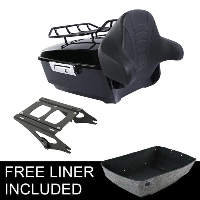 Trunk Luggage Mounting Rack Pad for Harley Touring Road Glide (2014–2026)