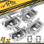 4x Front & Rear Brake Calipers with Bracket for Toyota Sienna (2004–2010)