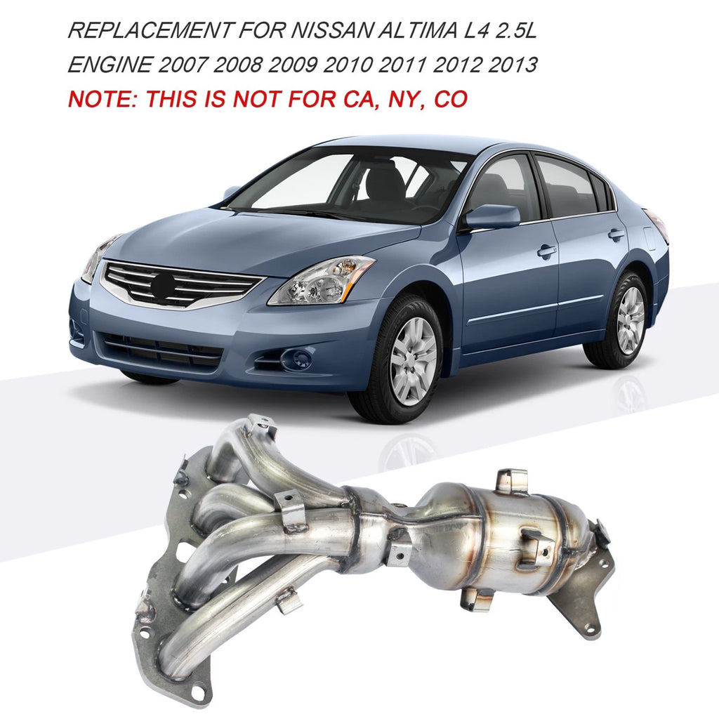 Exhaust Manifold with Catalytic Converter for Nissan Altima (2007-2013)