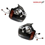 Headlight Assembly for Jeep Grand Cherokee (2005–2007) Black Left & Right