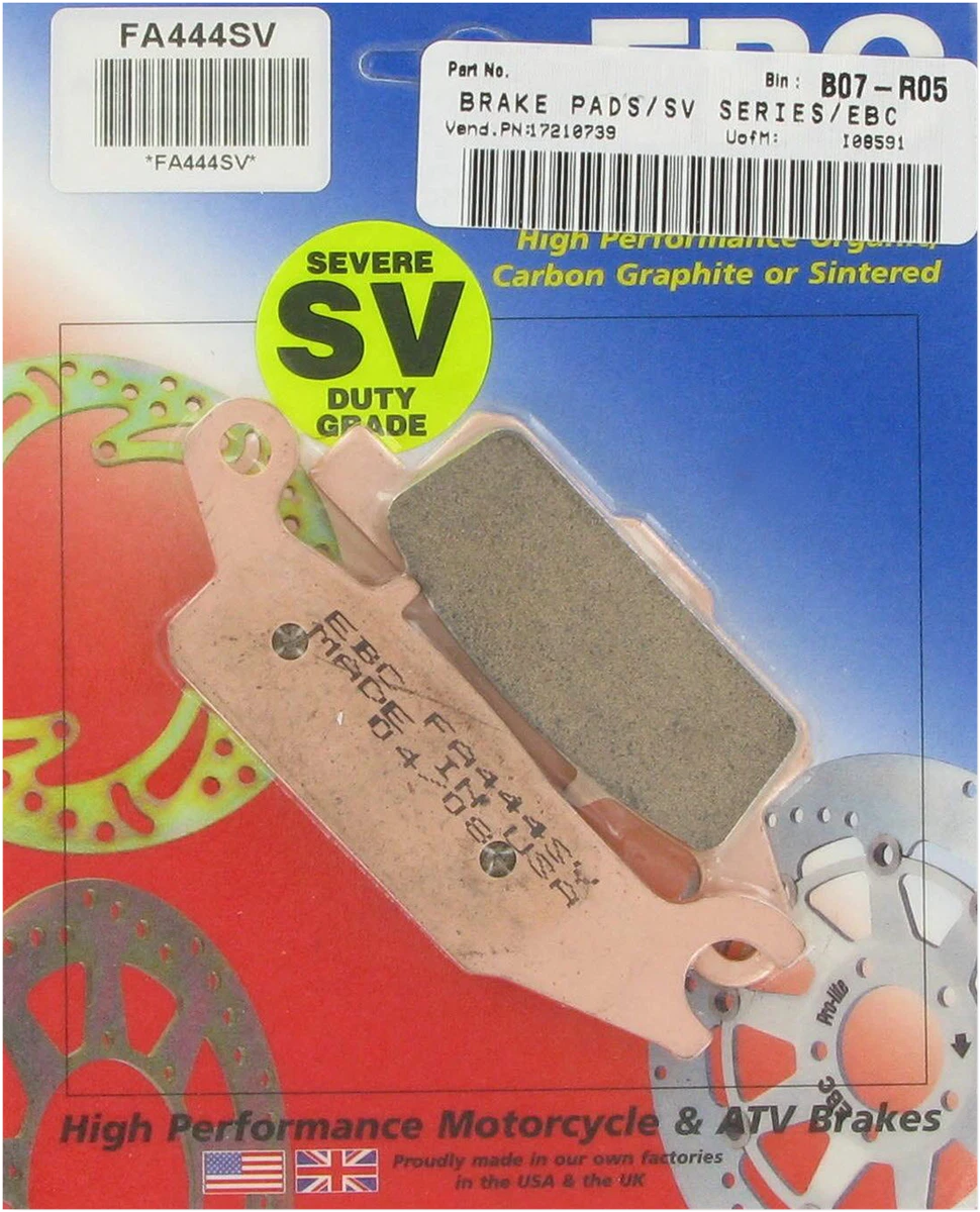 EBC SV Severe Duty Brake Pads FA444SV for